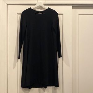 COS long sleeve A-line dress - XS